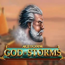 Official Slots logo: Age Of The Gods: God of Storms by Playtech at Blaze Spins Casino