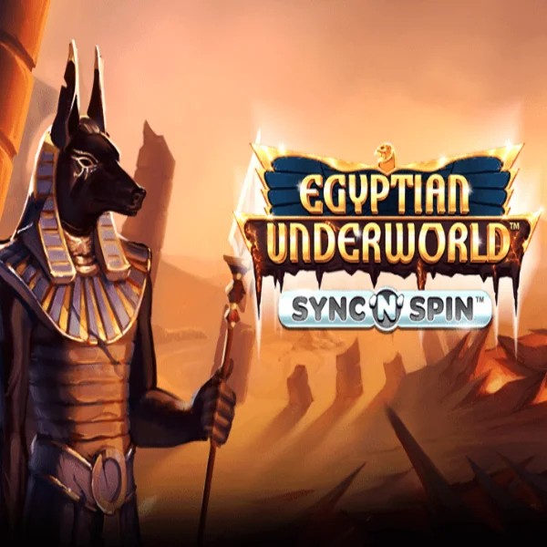 Slots logo of Egyptian Underworld from Greentube at Blaze Spins Casino