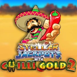 Stellar Jackpots with Chilli Gold x2 logo – Jackpots by Lightning Box Game at Blaze Spins Casino